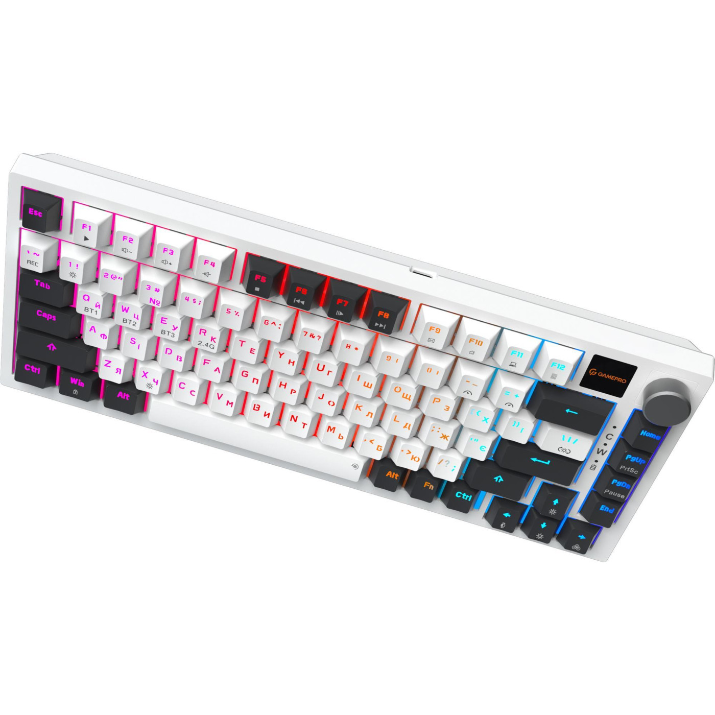 Клавиатура GamePro MK160D Pro QLAB Sakura Switch White (MK160-W-D-QS-PRO)