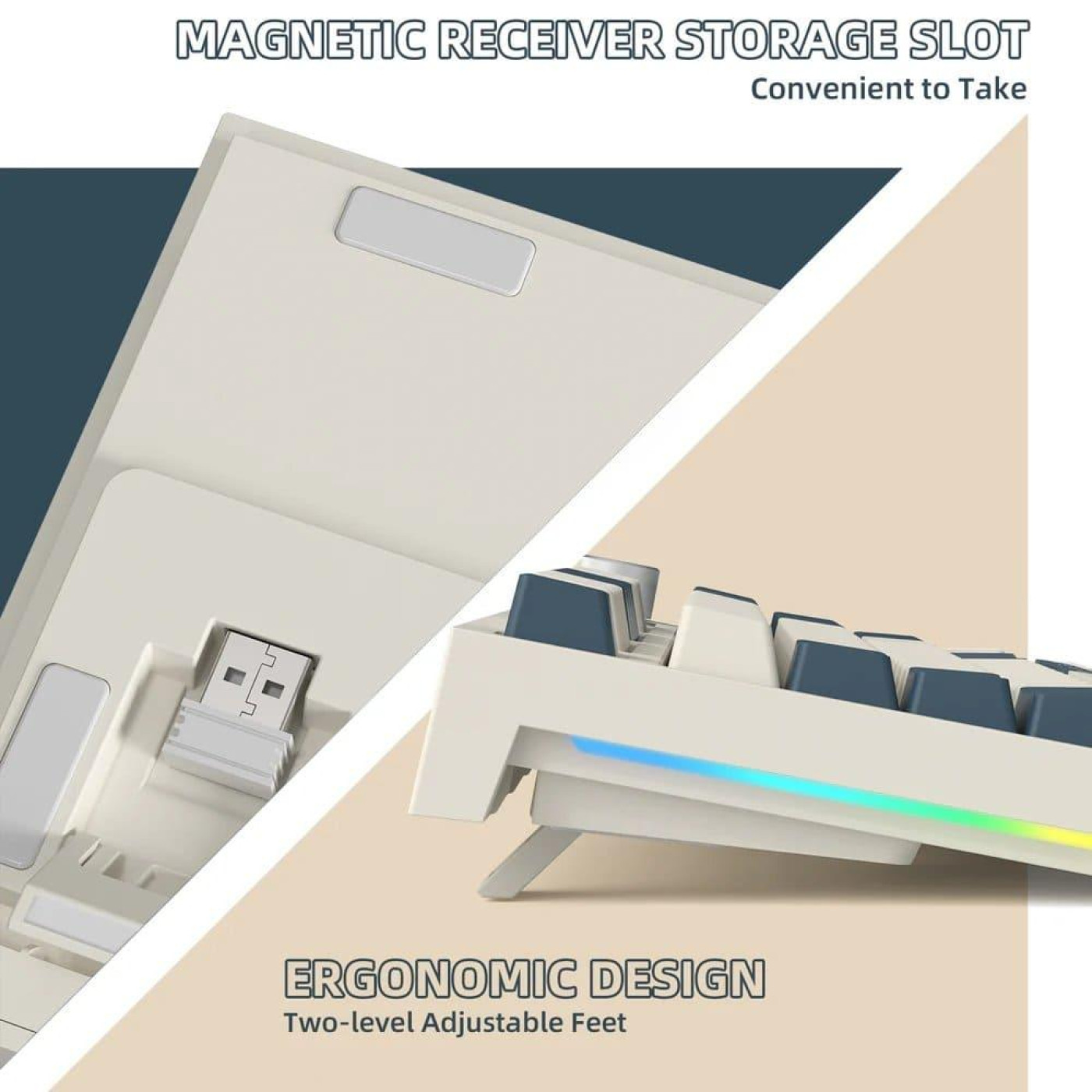 Клавиатура Attack Shark K86 RGB Linear Blue Whale Switches Wireless (AS-6972792471198-TM-UA) Timing Machine (G-000003580)
