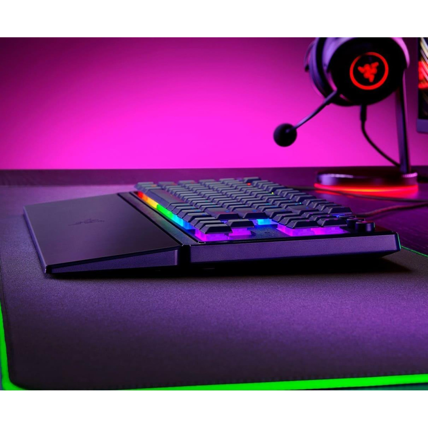 Клавиатура Razer Ornata V3 TKL Mecha-Membrane Switches USB Black (RZ03-04881800-R371) U2