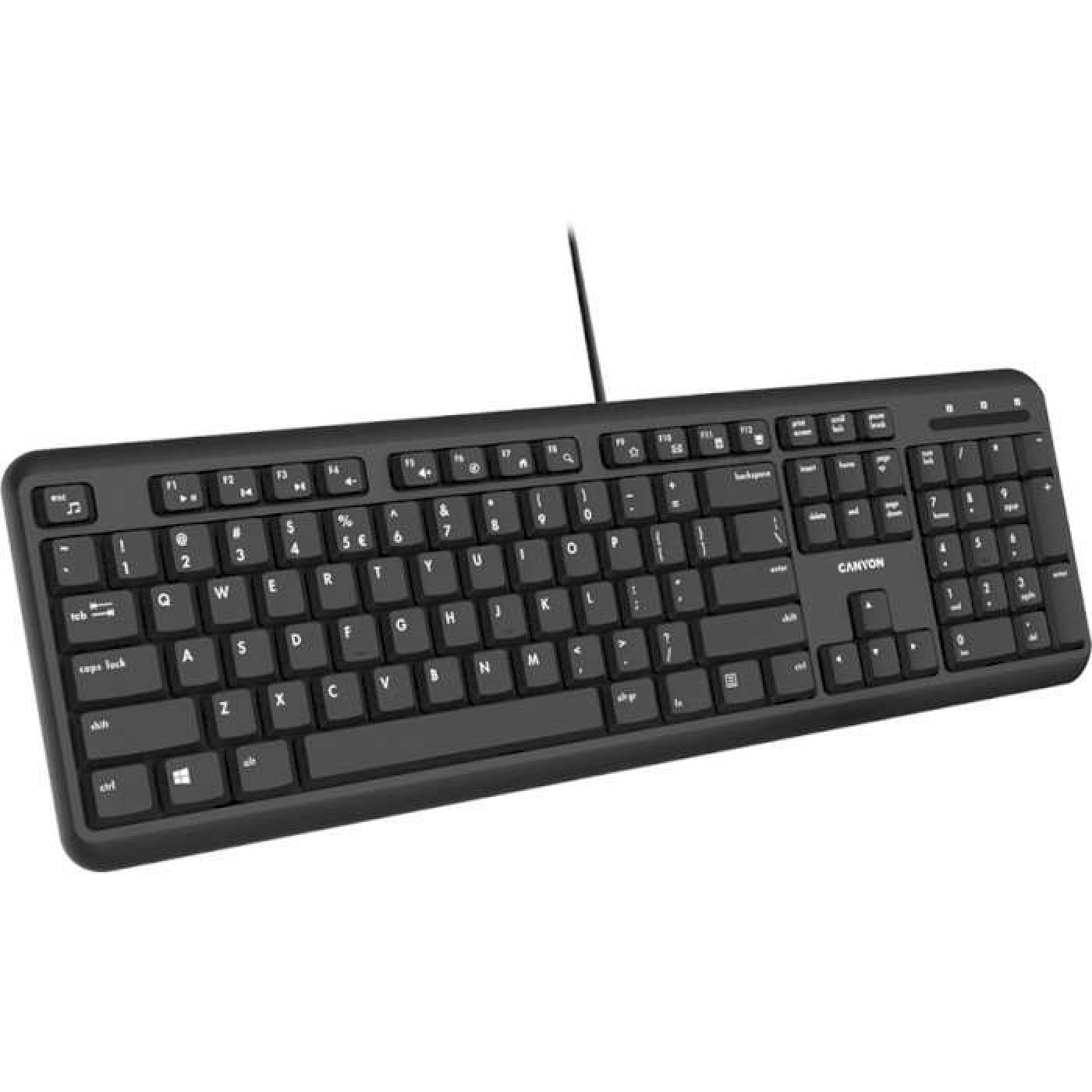 Клавіатура Canyon CNS-HKB02-RU USB Black (CNS-HKB02)