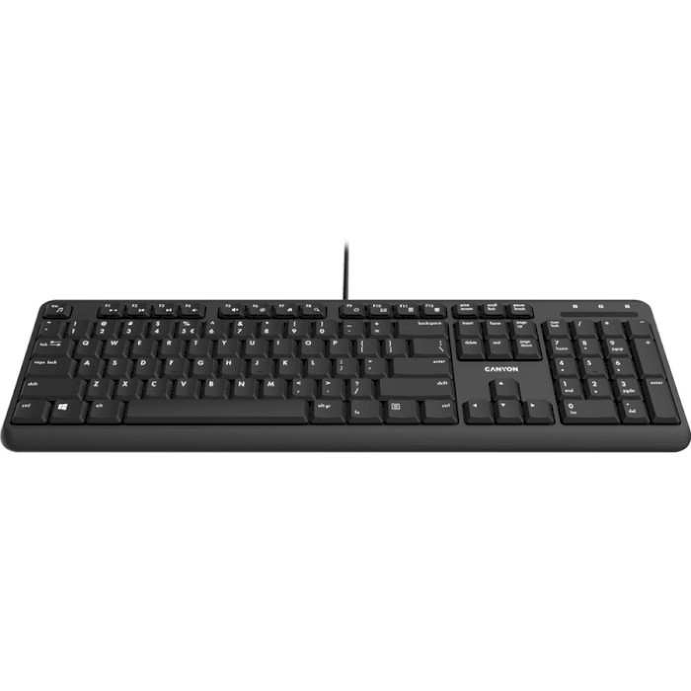 Клавіатура Canyon CNS-HKB02-RU USB Black (CNS-HKB02)