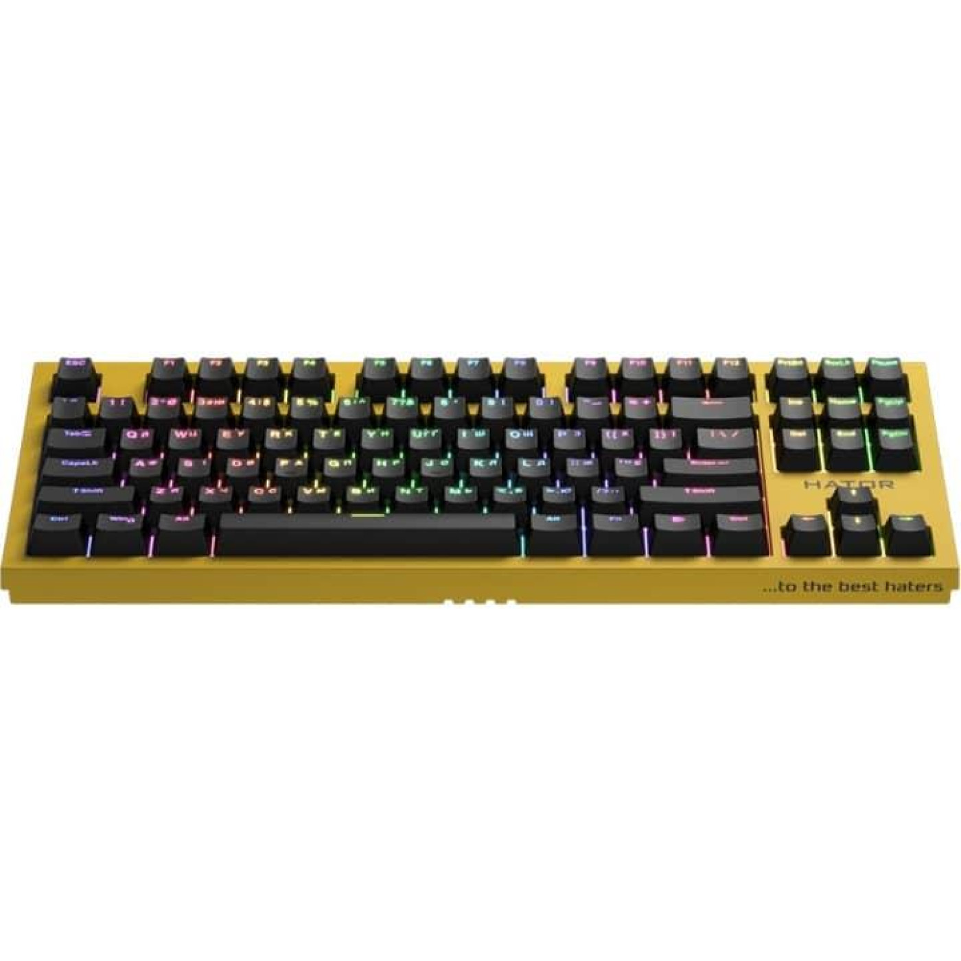 Клавиатура HATOR Skyfall TKL PRO Kailh BOX Red RGB Wireless Yellow (HTK-668) Б/у