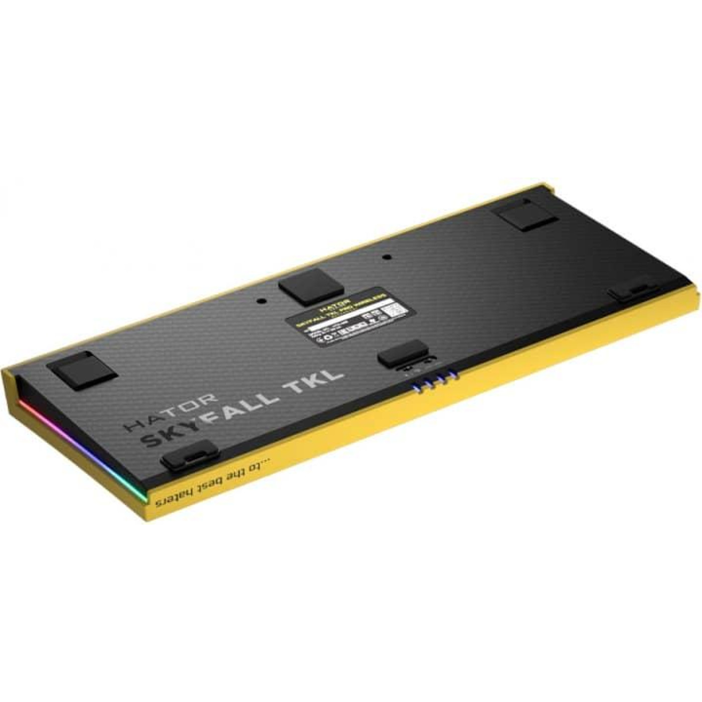 Клавиатура HATOR Skyfall TKL PRO Kailh BOX Red RGB Wireless Yellow (HTK-668) Б/у