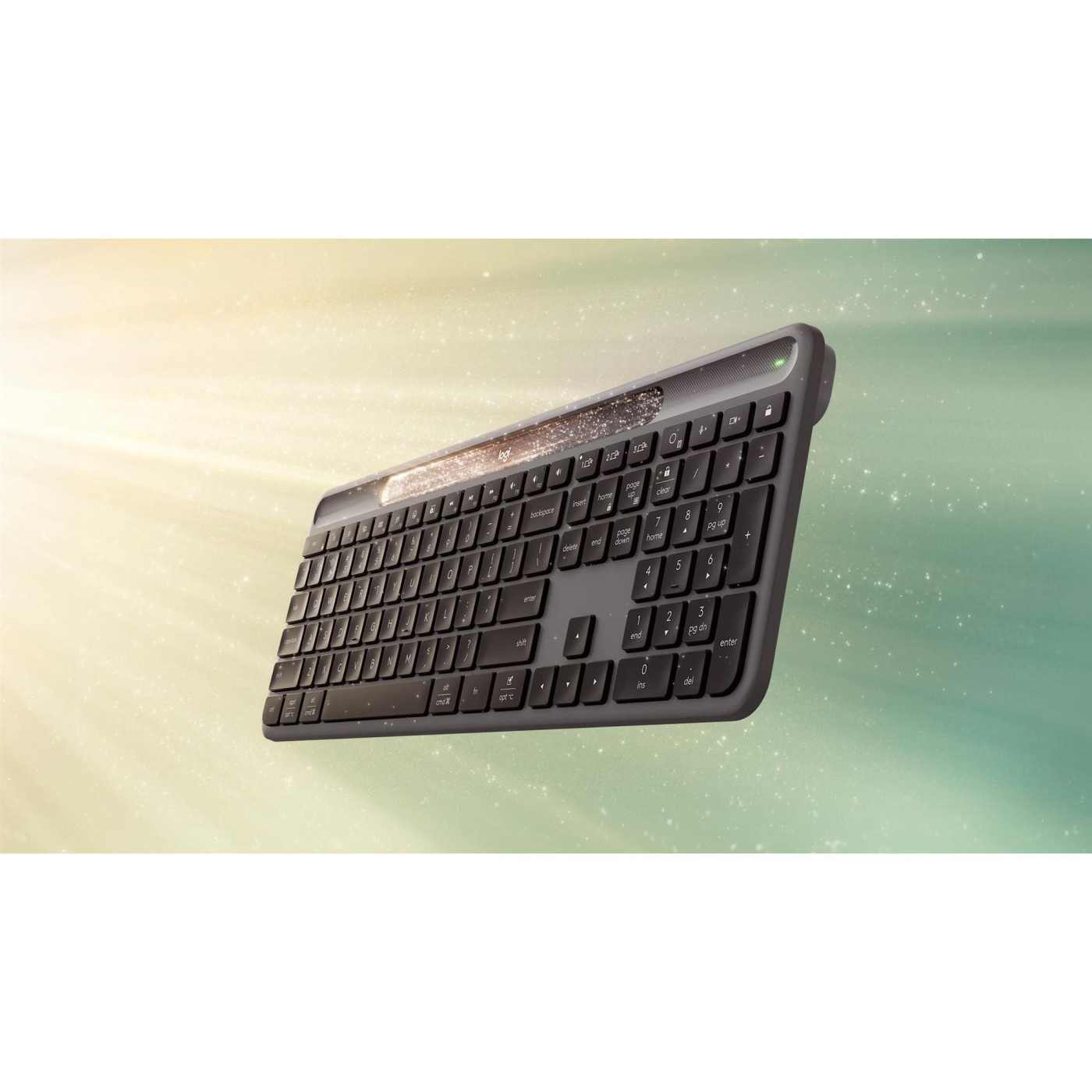 Клавиатура Logitech Slim Solar+ 2.4GHZ/BT Graphite (920-013764)