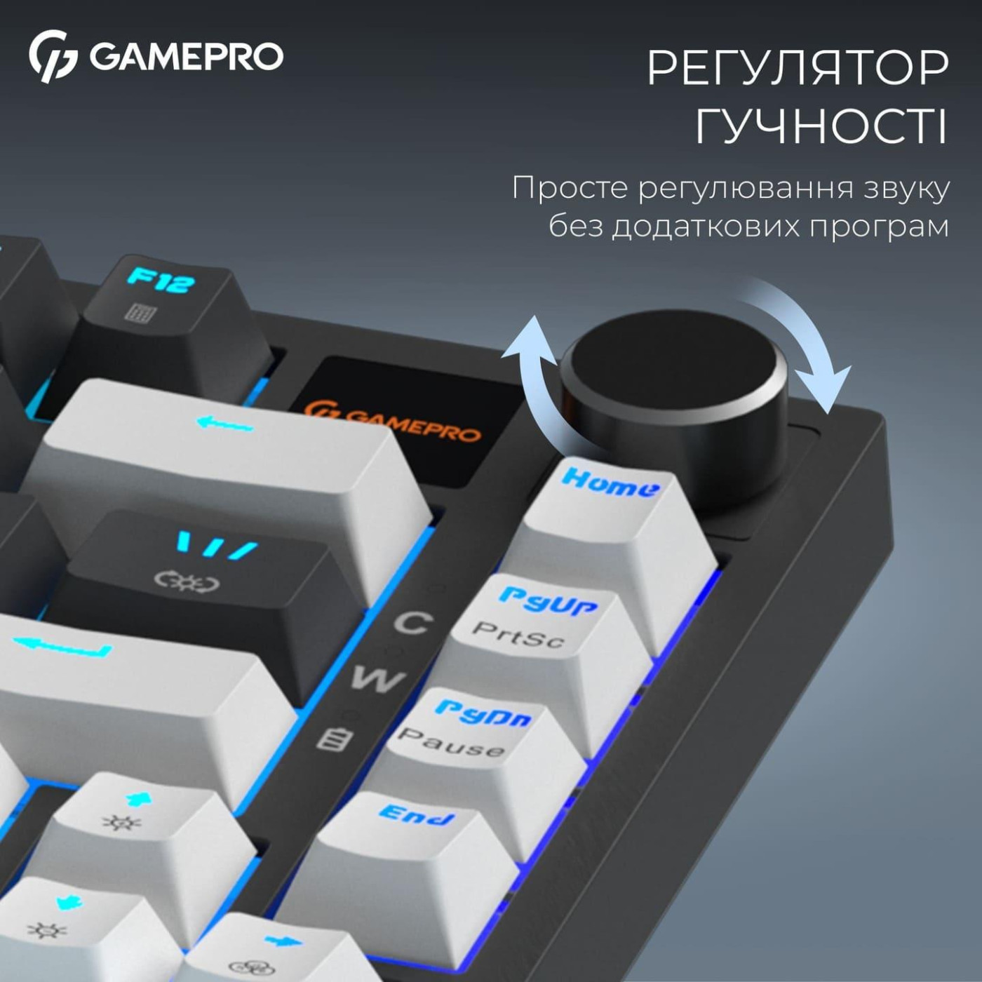 Клавиатура GamePro Asgard Valhalla Pro 75% Rainy switches (MK160B-D-Pro)