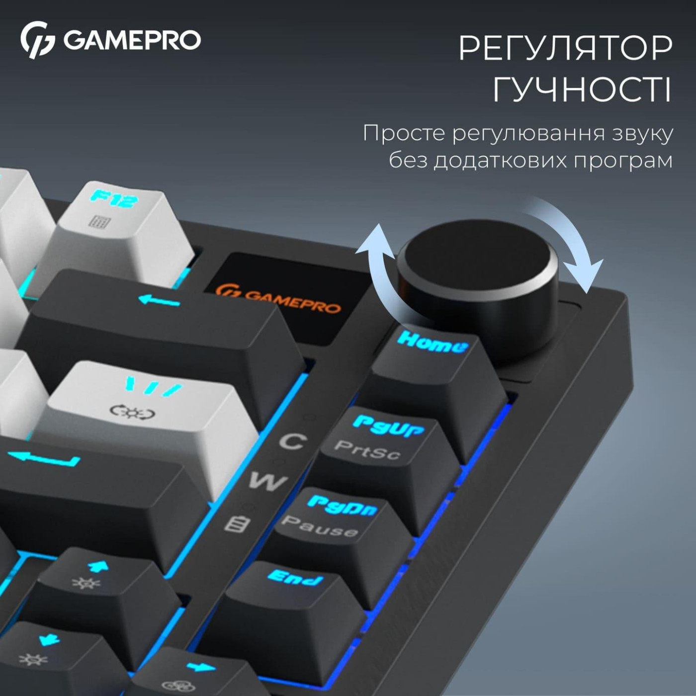 Клавиатура GamePro Asgard Valhalla Pro 75% Rainy switches (MK160W-D-Pro)