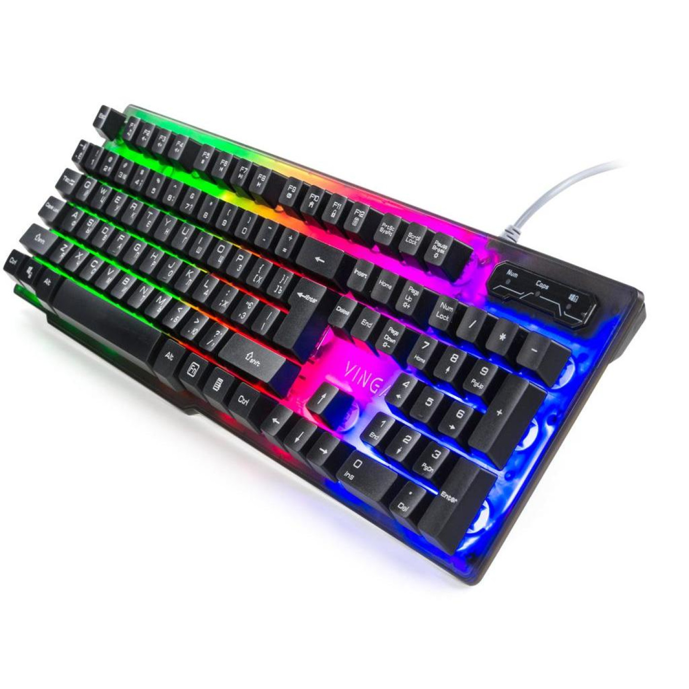 Клавіатура Vinga KB414 USB Black (KB414)