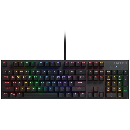 Клавіатура HATOR Icefall Mecha Rainbow Black (HTK104UA)