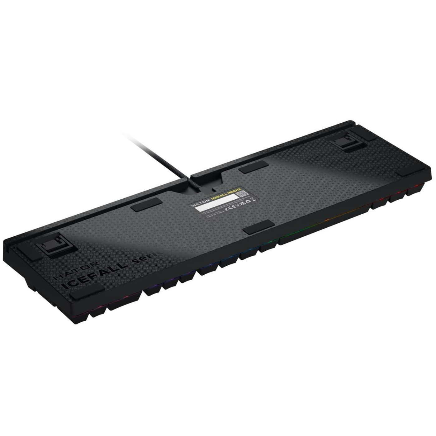 Клавіатура HATOR Icefall Mecha Rainbow Black (HTK104UA) U1