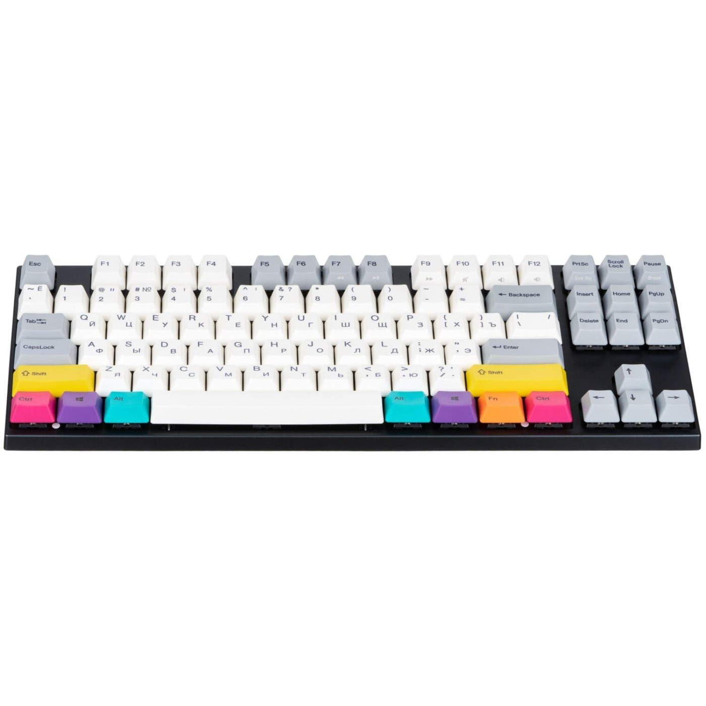 Клавиатура Varmilo APT87 CMYK C-TK Brown WL/USB-A White Led (A92A024D3A5A17A007)