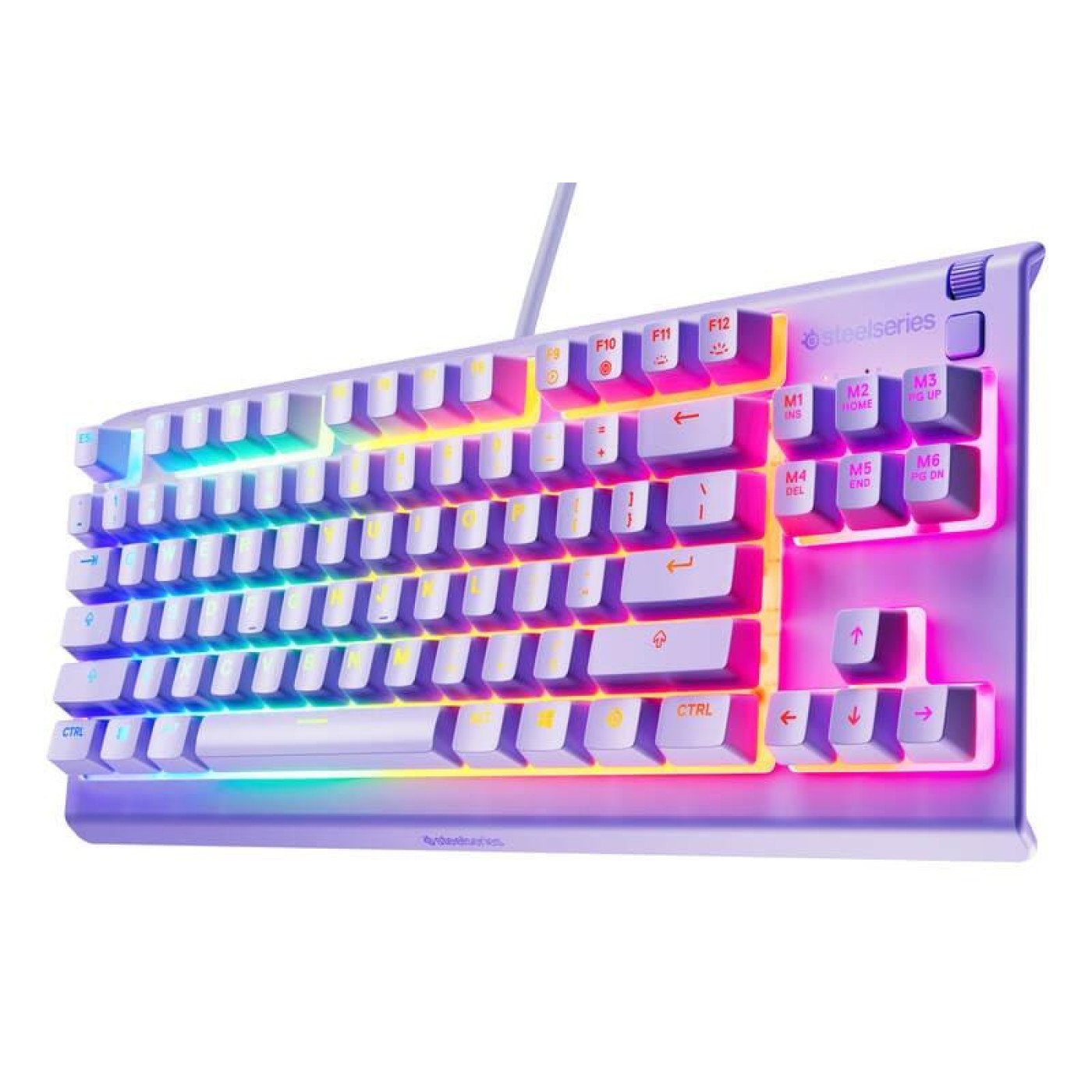 Клавиатура SteelSeries Apex 3 TKL UA Lavender (64940)