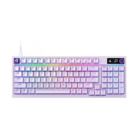 Клавіатура Logitech G316 X 98 Tactile Wired Gaming Keyboard UKR Lilac (920-014257)