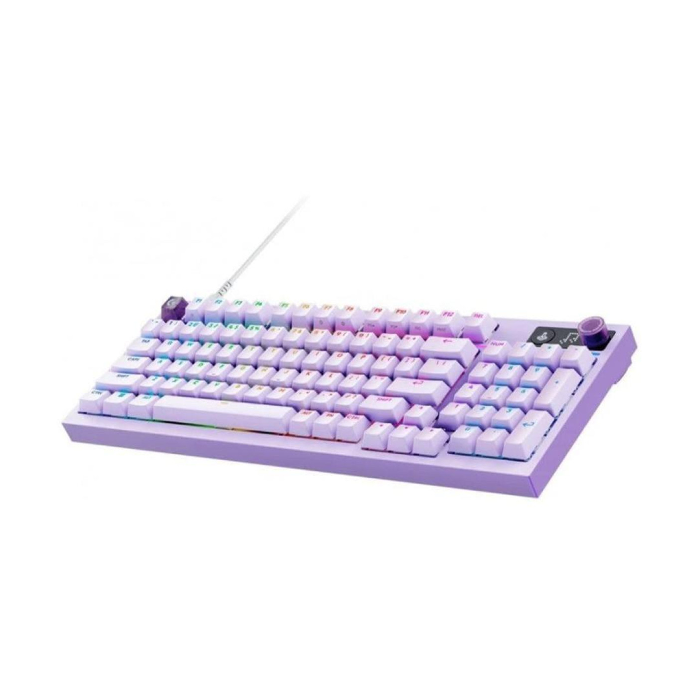 Клавіатура Logitech G316 X 98 Tactile Wired Gaming Keyboard UKR Lilac (920-014257)