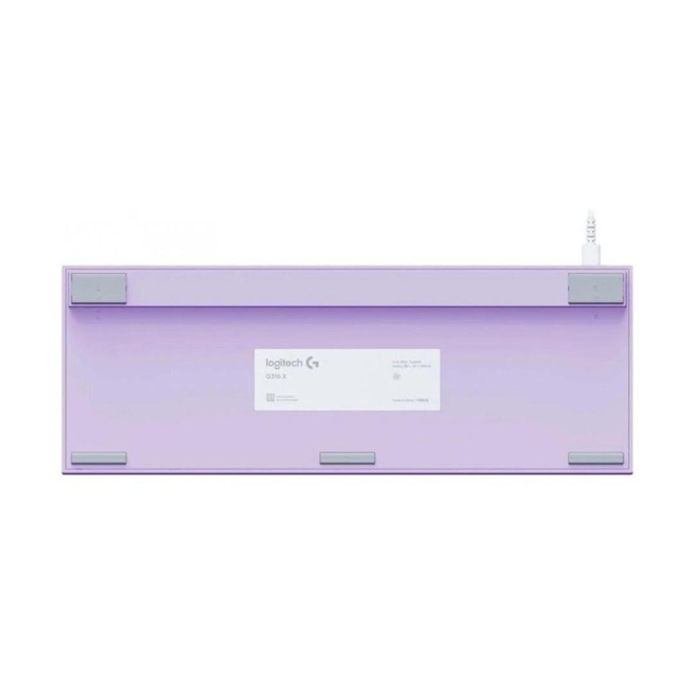 Клавіатура Logitech G316 X 98 Tactile Wired Gaming Keyboard UKR Lilac (920-014257)