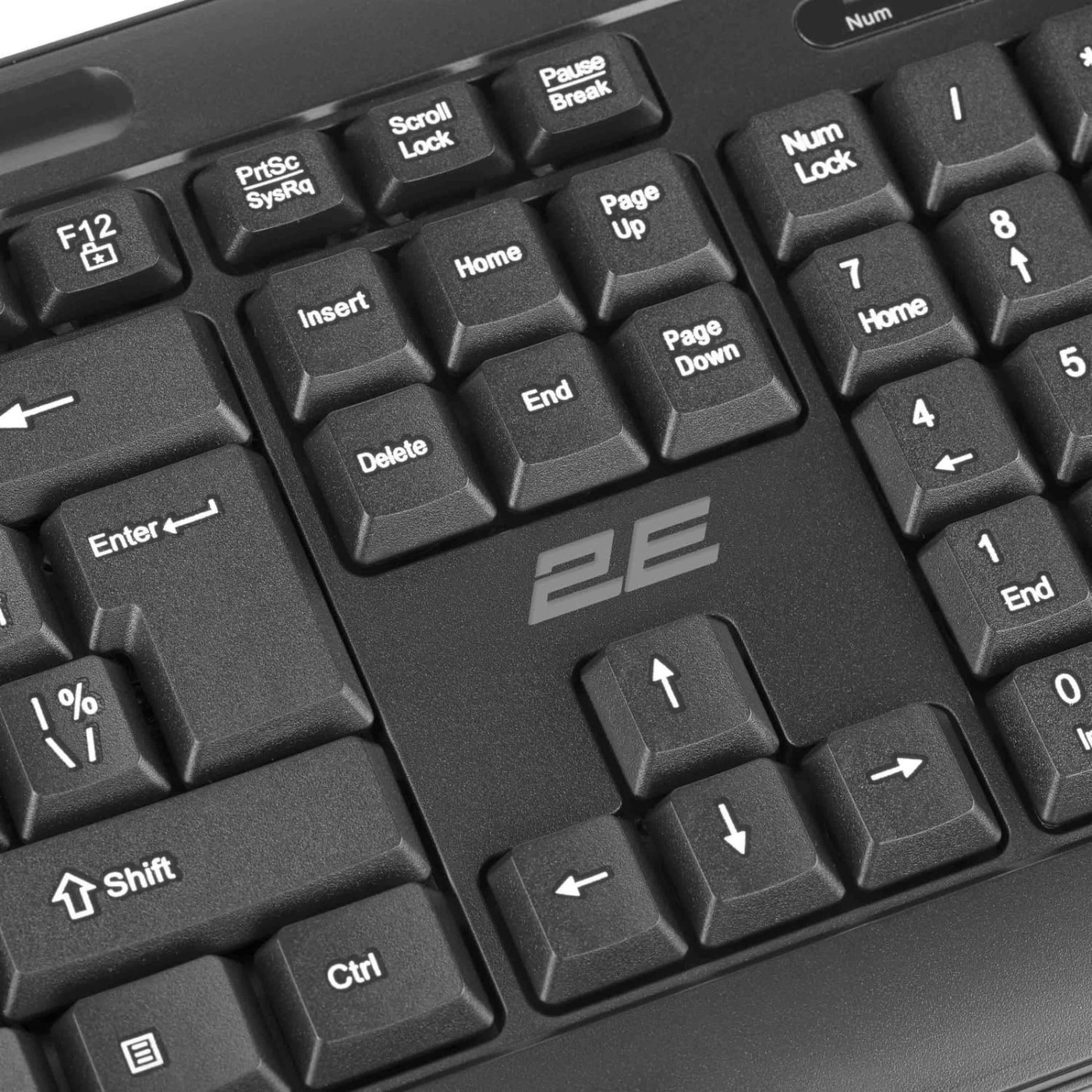 Клавиатура 2E KM1040 Full Size USB EN/UK Black (2E-KM1040UB_UA)