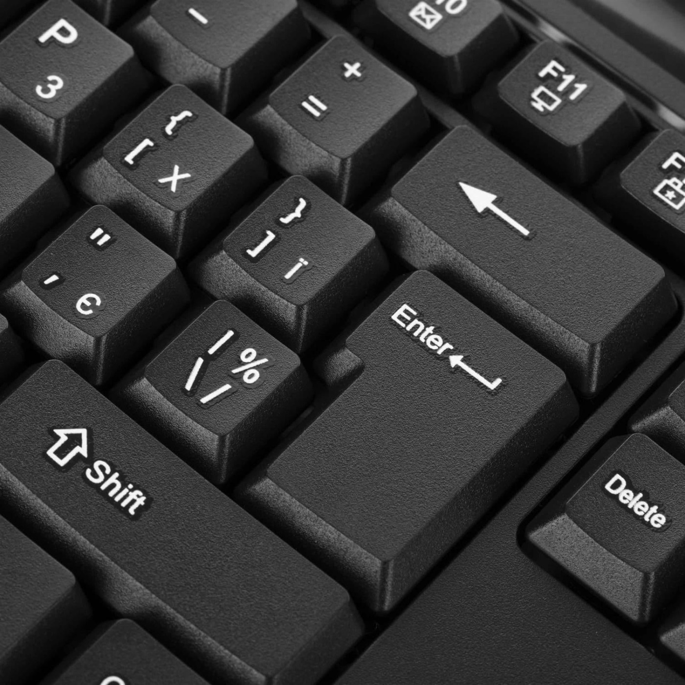 Клавиатура 2E KM1040 Full Size USB EN/UK Black (2E-KM1040UB_UA)