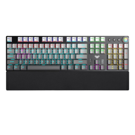 Клавіатура Aula F2088 AIR Wireless Keyboard Red Switch Black EN/UA (6978080503909)