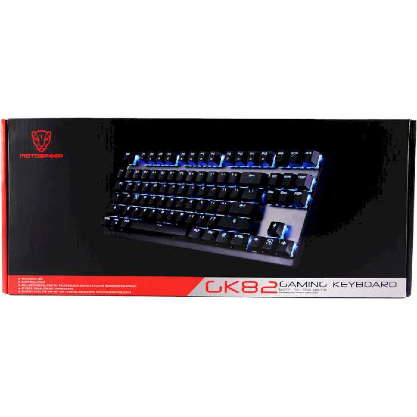 Клавіатура Motospeed GK82 Outemu Blue Black USB (mtgk82bmb)