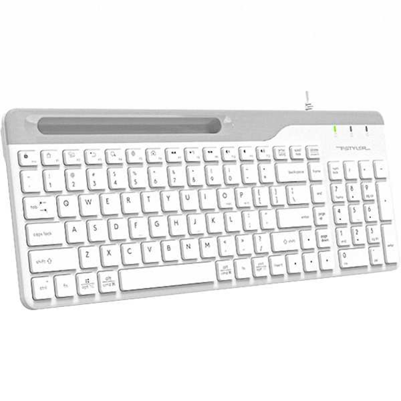 Клавіатура A4Tech Fstyler FK25 USB White (FK25 (White))