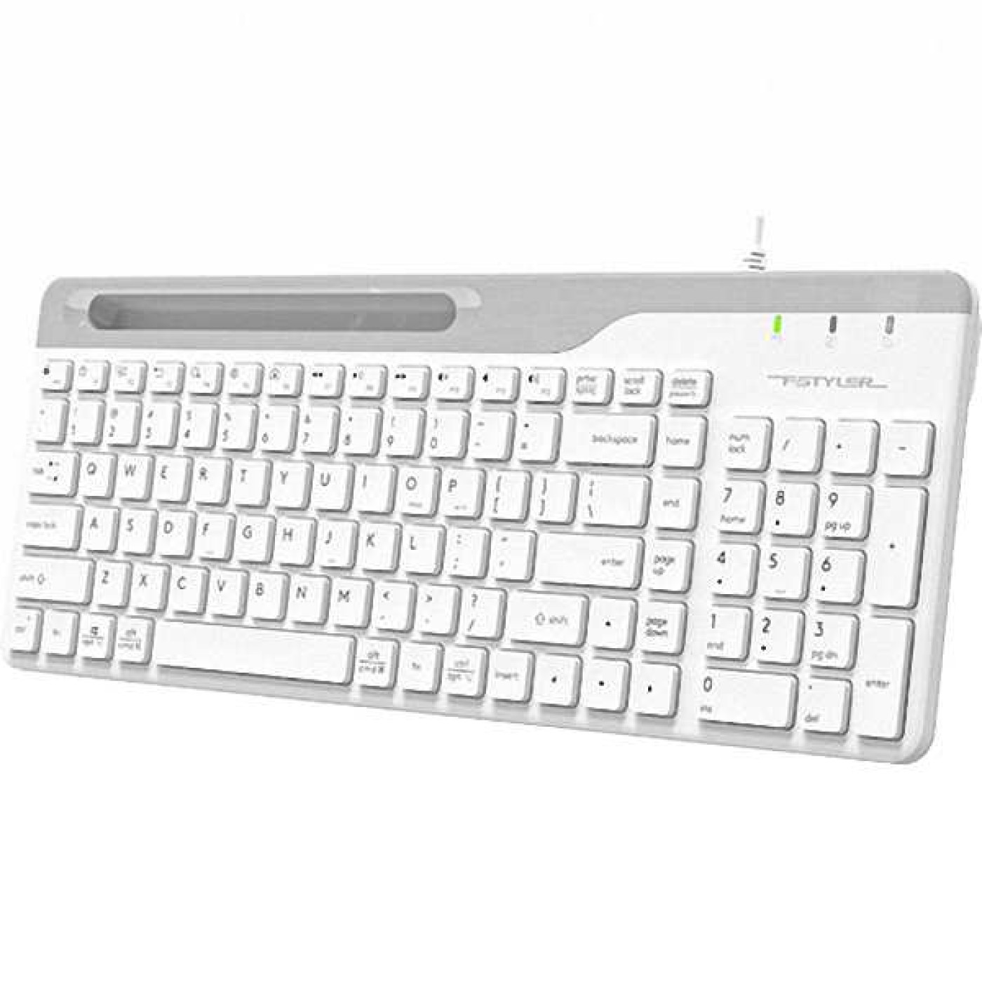 Клавіатура A4Tech Fstyler FK25 USB White (FK25 (White))