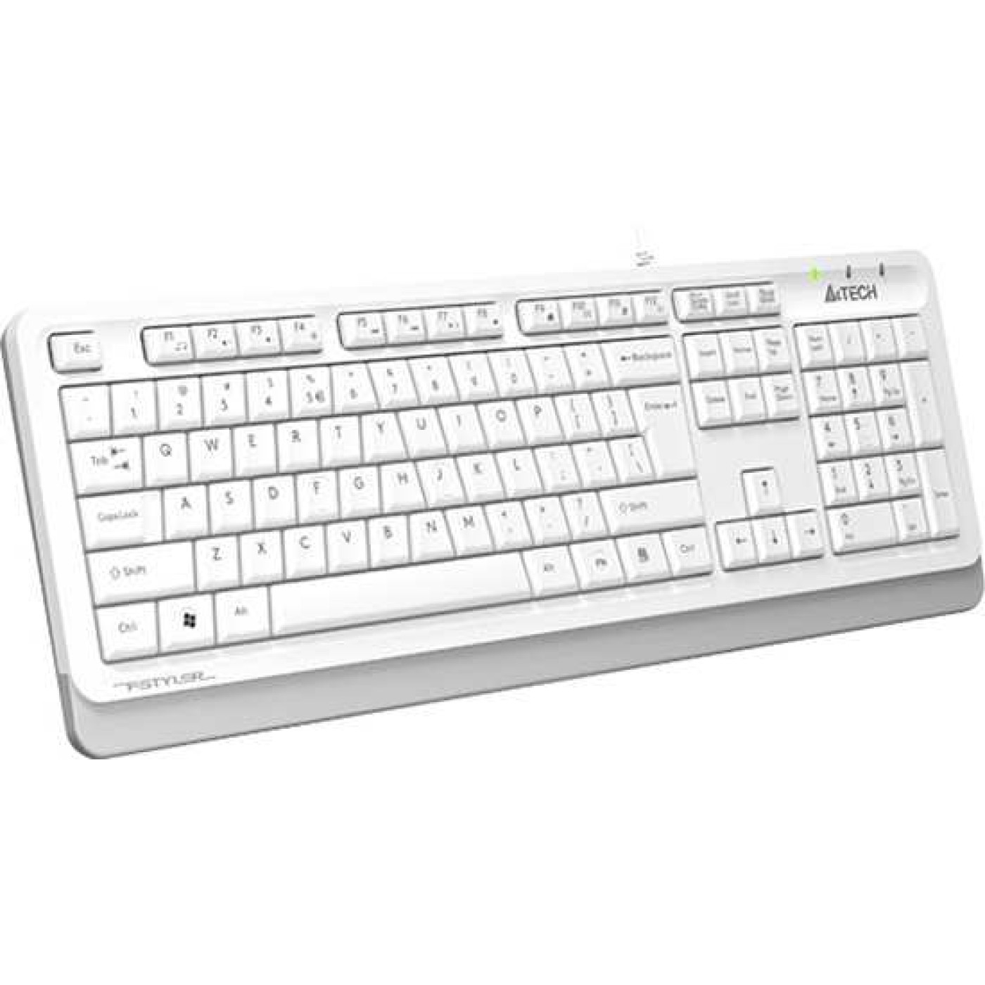 Клавіатура A4Tech Fstyler FKS10 USB White (FKS10 (White))