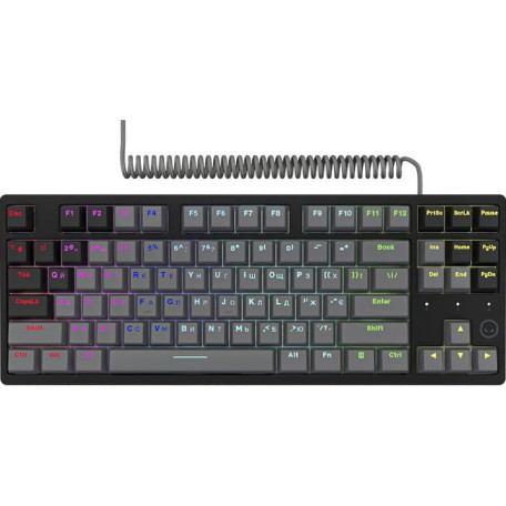 Клавіатура Lorgar Azar 514 TKL RGB EN+UA Black (LRG-GK514TKL-BK-UA)