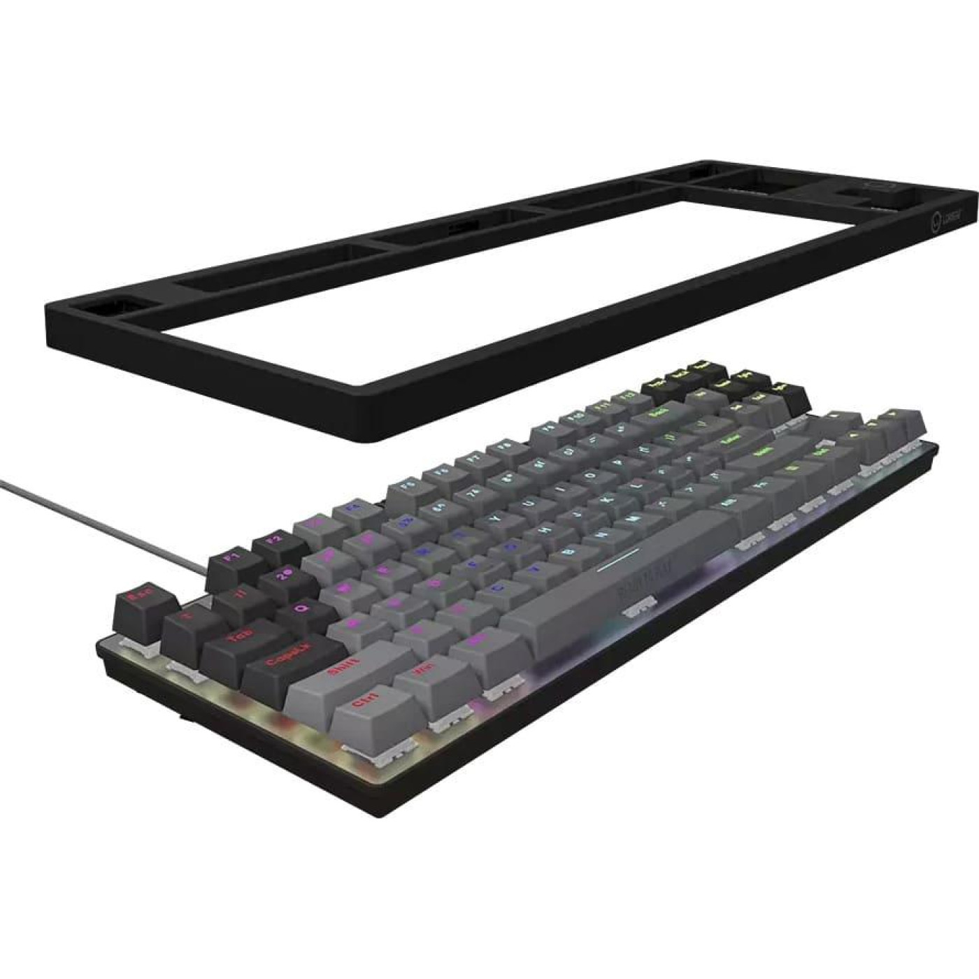 Клавіатура Lorgar Azar 514 TKL RGB EN+UA Black (LRG-GK514TKL-BK-UA)