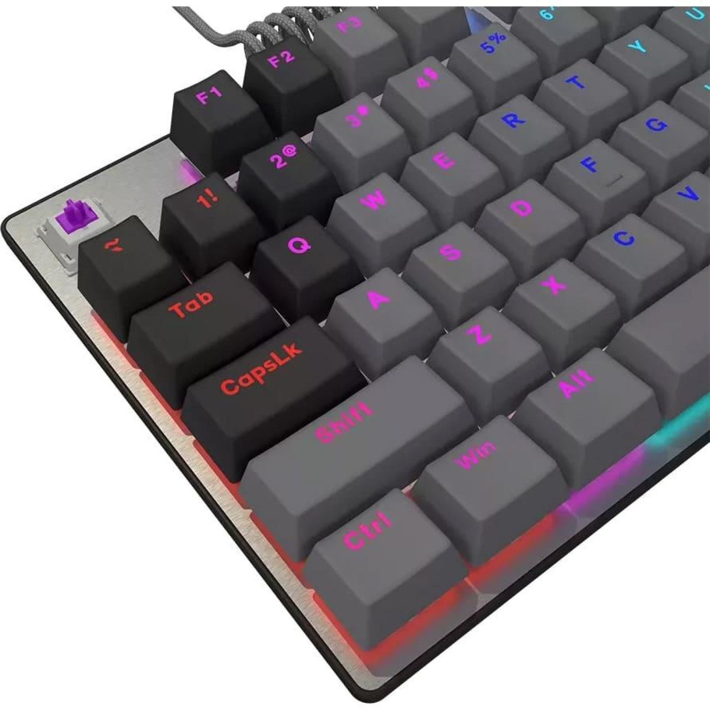 Клавіатура Lorgar Azar 514 TKL RGB EN+UA Black (LRG-GK514TKL-BK-UA)