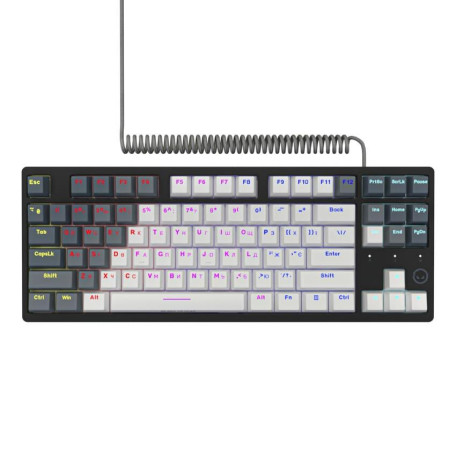 Клавіатура Lorgar Azar 514 TKL RGB EN+UA White (LRG-GK514TKL-WH-UA)