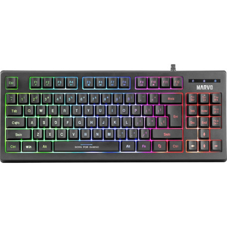 Клавіатура Marvo K607 3 colors-LED USB (K607)
