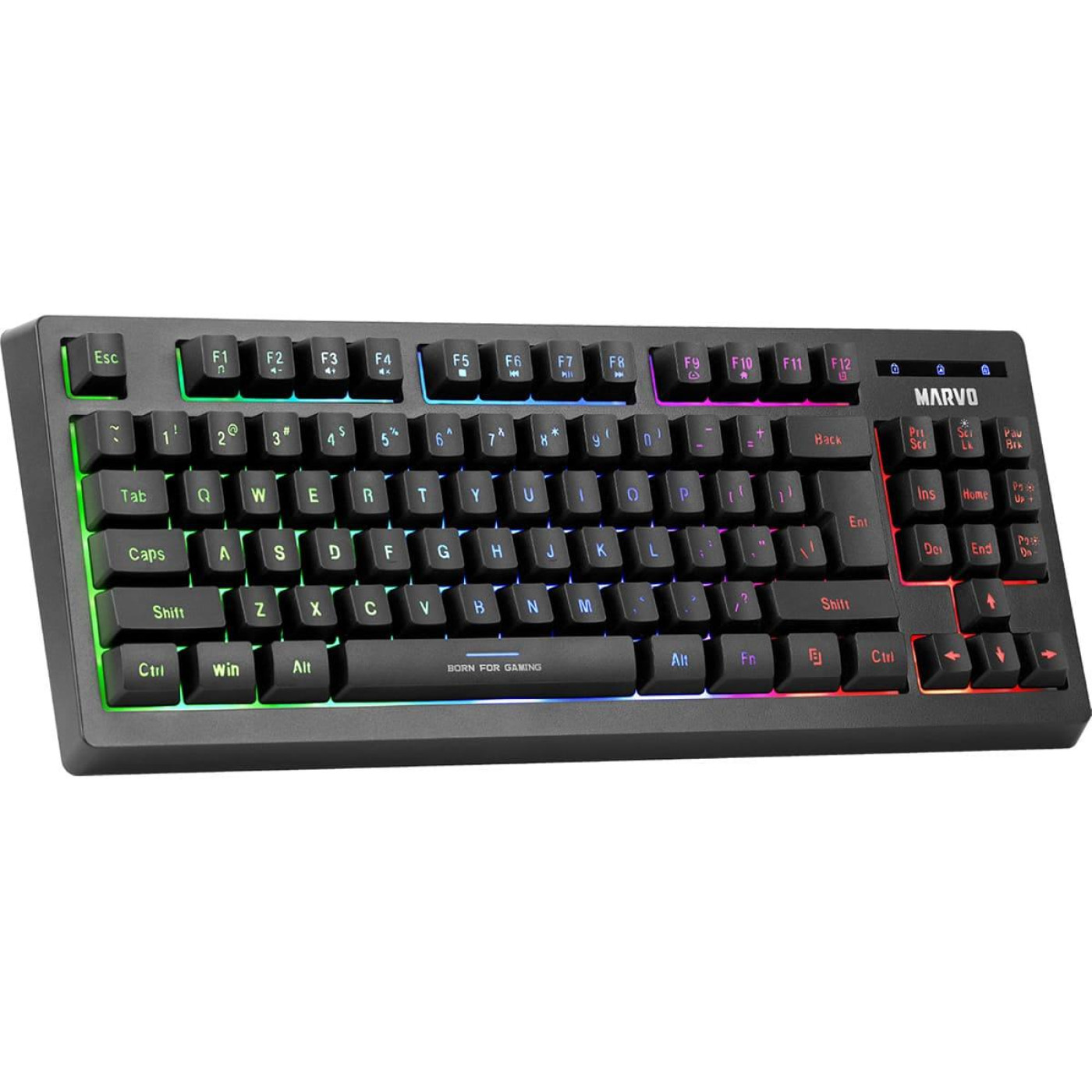 Клавиатура Marvo K607 3 colors-LED USB (K607)