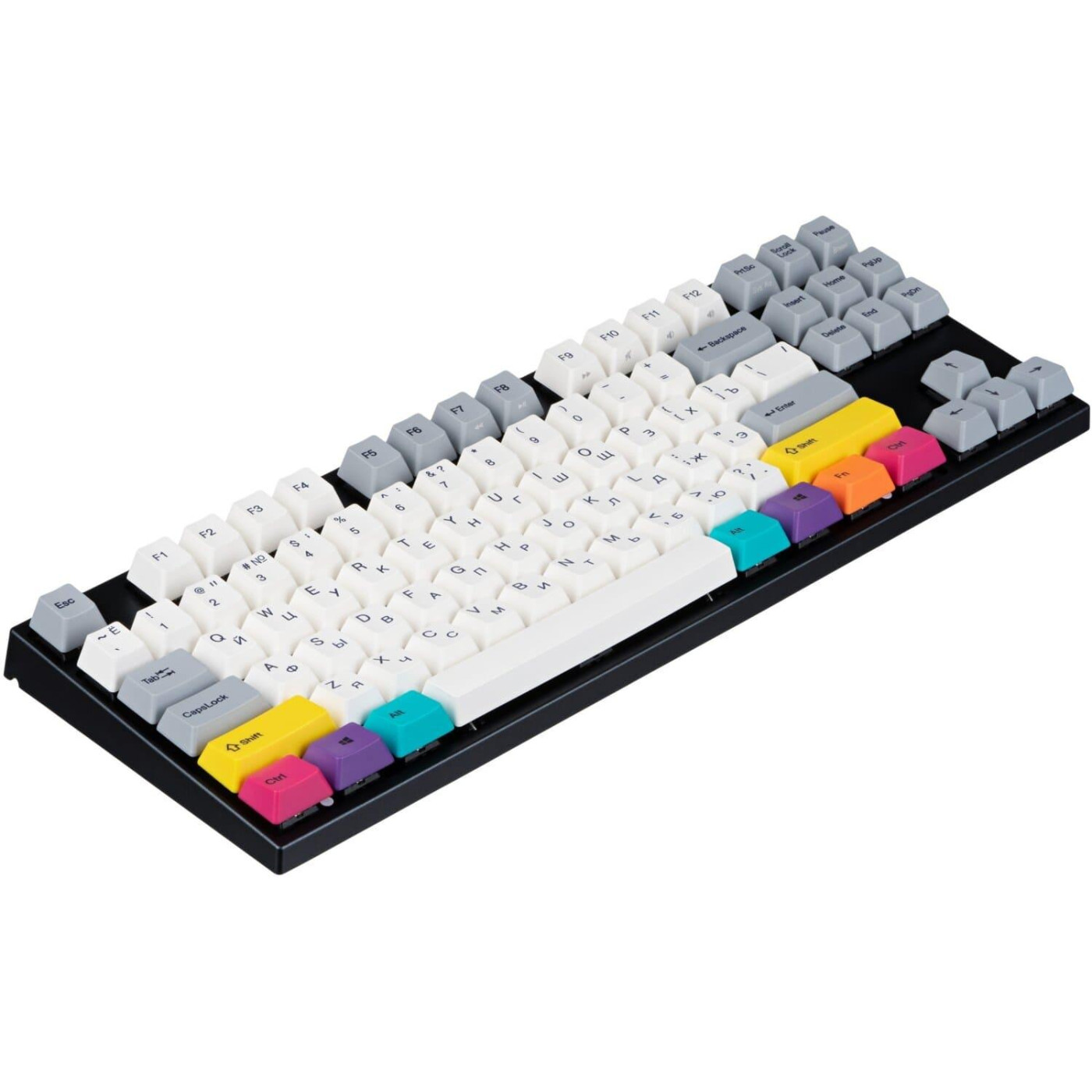 Клавиатура Varmilo APT87 CMYK K-Prestige Silent WL/USB-A White Led (A92A024F8A5A17A007)