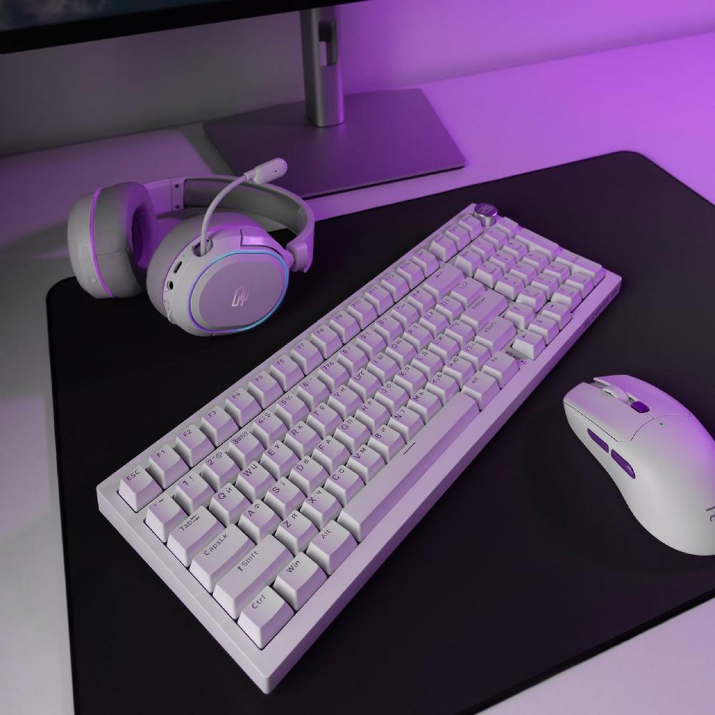 Клавиатура Proove Gaming Slicker Special Edition (Ukraine Layout) White (WKSLSE022402)