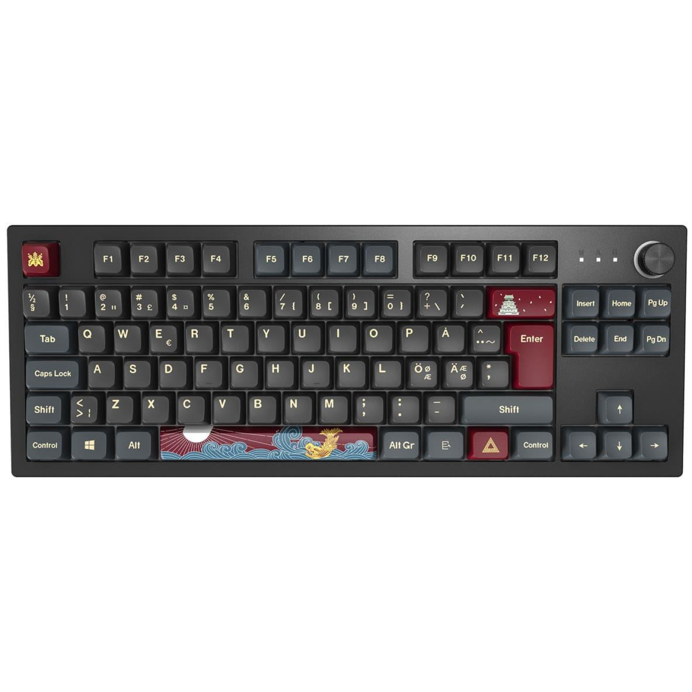 Клавіатура MONTECH MKey TKL Brown Switch Darkness (MK87DB)