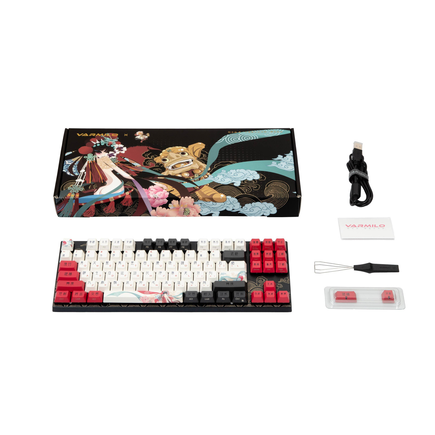 Клавиатура Varmilo VEM87 Beijing Opera EC V2 Violet UA (A33A028C2A3A17A025)