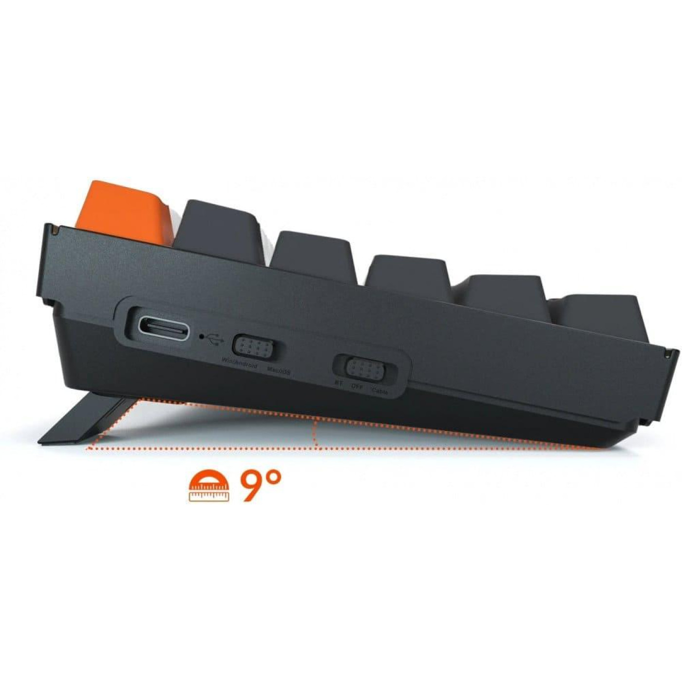 Клавіатура Keychron K2 84 Key Gateron G Pro Red Hot-Swap RGB WL (K2B1H) Black (K2B1H_KEYCHRON) Б/в