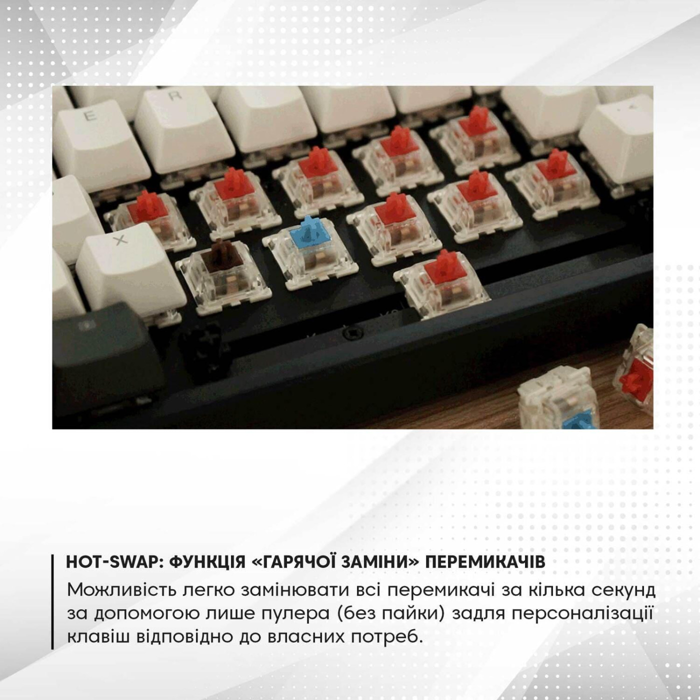 Клавіатура Keychron K2 84 Key Gateron G Pro Red Hot-Swap RGB WL (K2B1H) Black (K2B1H_KEYCHRON) Б/в