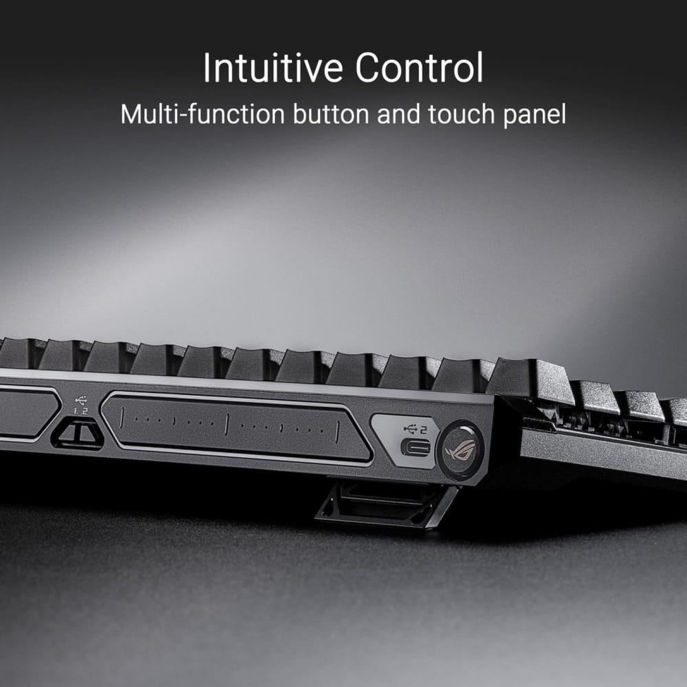 Клавіатура ASUS ROG Falchion Ace HFX Magnetic Switches, USB-A, EN, RGB, чорний (90MP03VE-BKUA20) Б/в