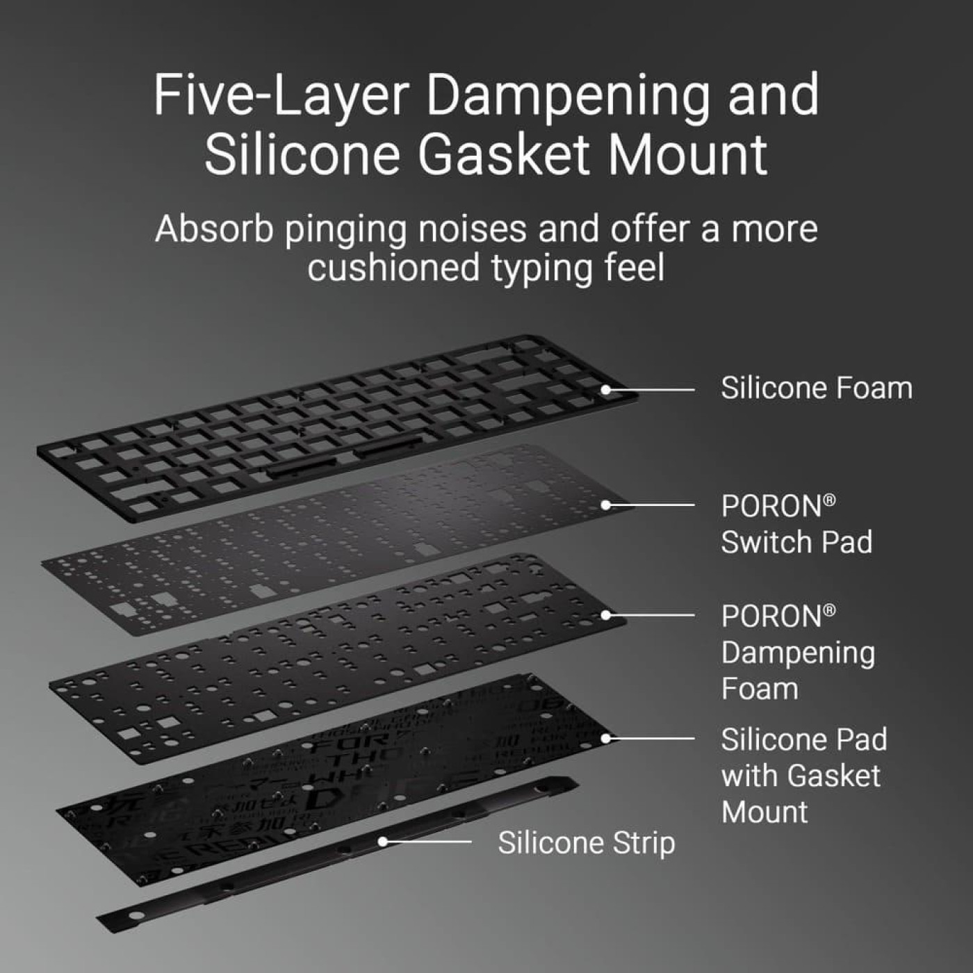 Клавіатура ASUS ROG Falchion Ace HFX Magnetic Switches, USB-A, EN, RGB, чорний (90MP03VE-BKUA20) Б/в