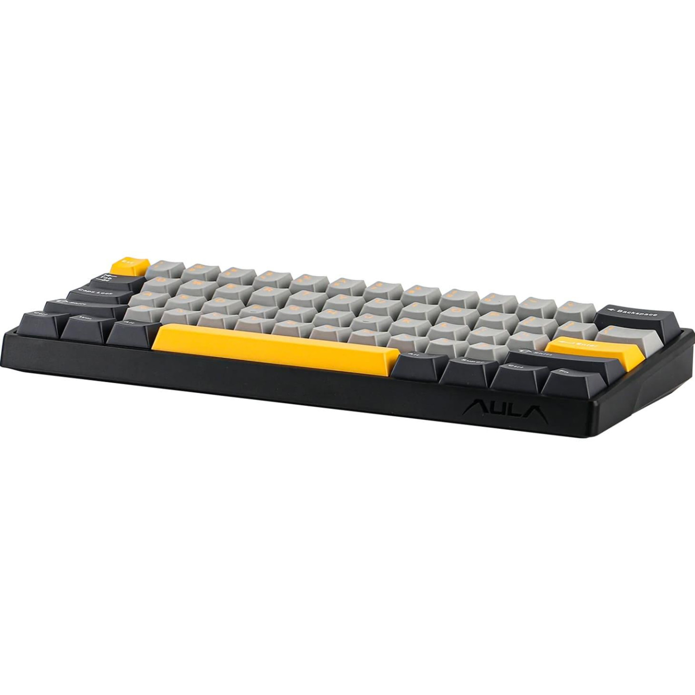 Клавиатура Aula WIN60 HE Max Magnetic Switch Black/Grey/Yellow EN/UA (6978080504036)
