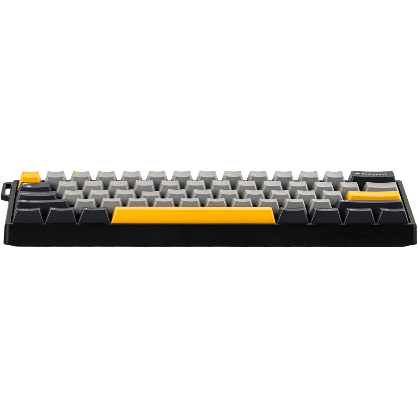 Клавиатура Aula WIN60 HE Max Magnetic Switch Black/Grey/Yellow EN/UA (6978080504036)