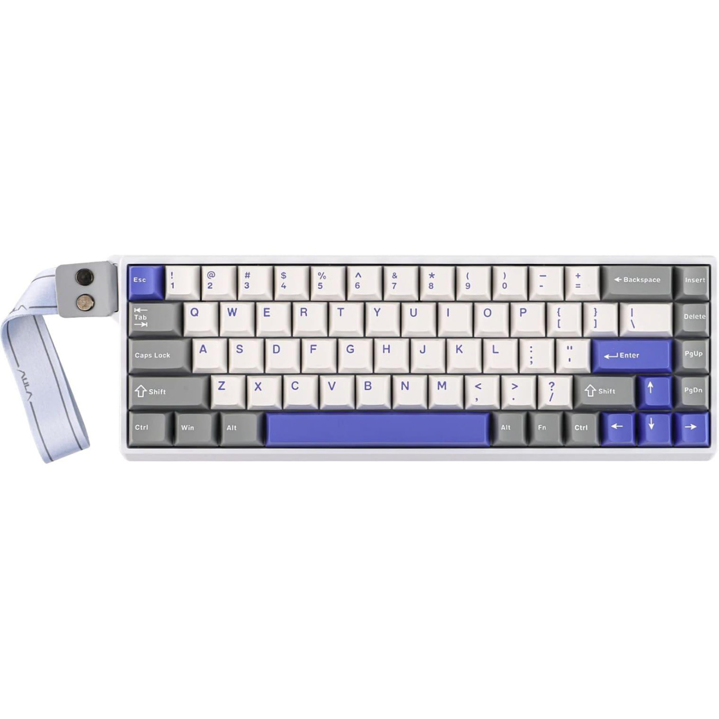 Клавіатура Aula WIN68 HE Max Magnetic Switch Grey/White/Purple EN/UA (6978080504081)