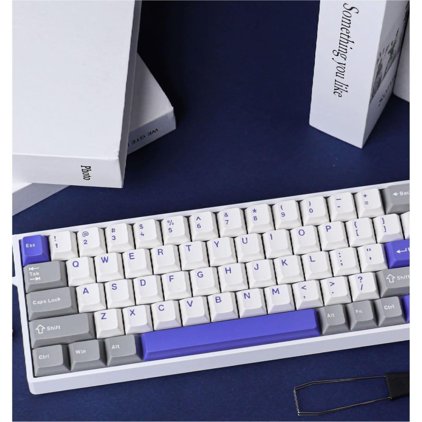 Клавіатура Aula WIN68 HE Max Magnetic Switch Grey/White/Purple EN/UA (6978080504081)