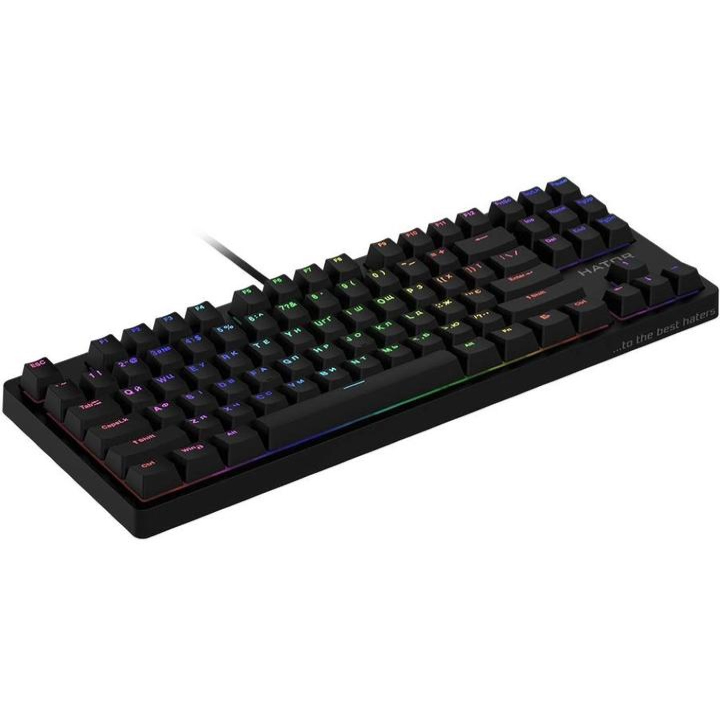 Клавіатура HATOR Rockfall TKL Mecha Green USB Black (HTK-620) Б/в