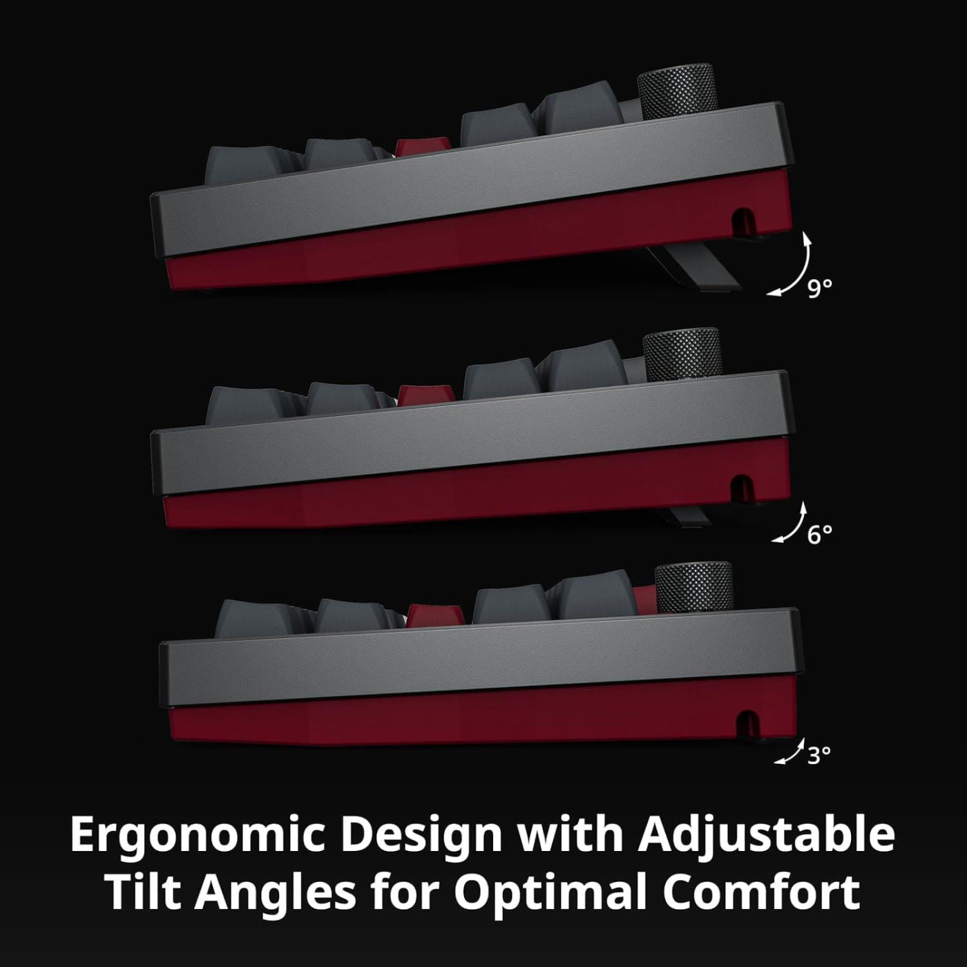 Клавіатура MONTECH MKey TKL Brown Switch Darkness (MK87DB)
