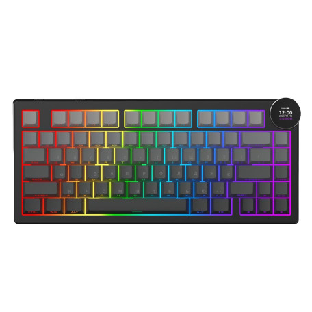 Клавіатура Ajazz AK820 V2 White Peach Switch (AK820-V2-WP-S-BG)