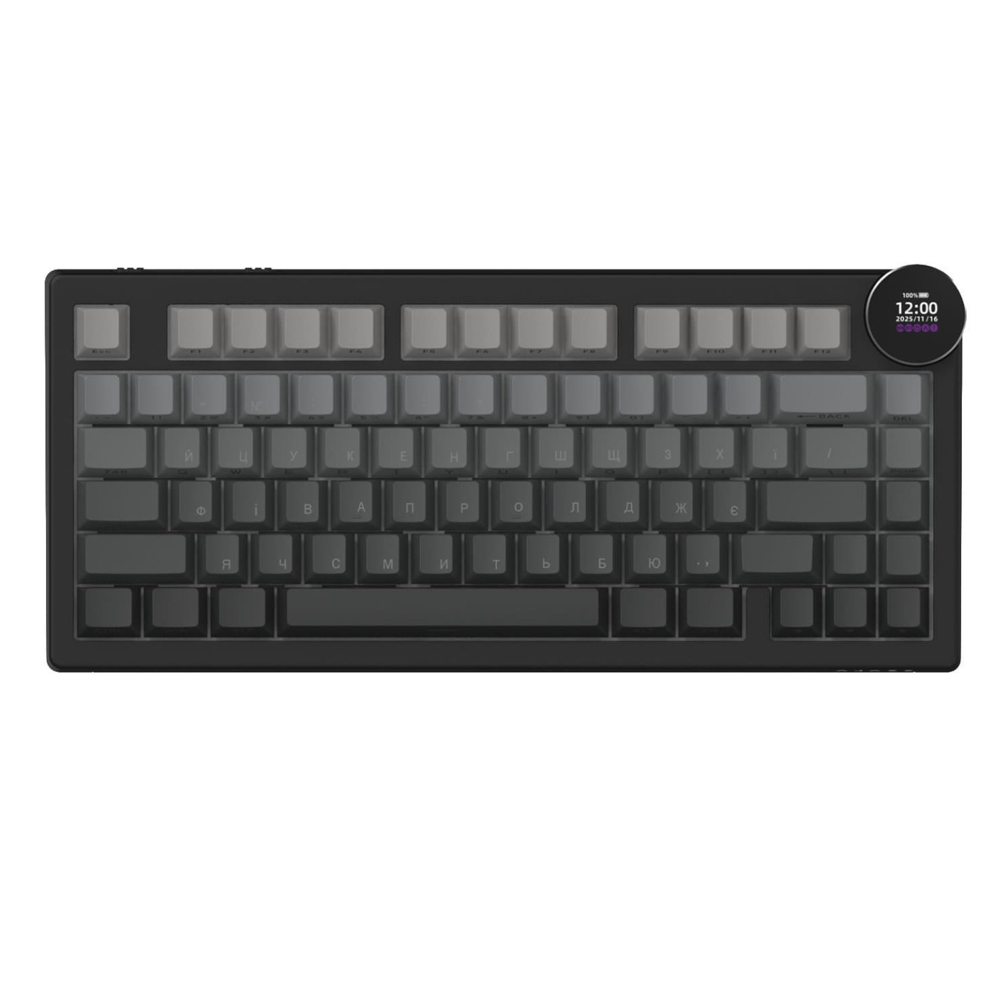 Клавіатура Ajazz AK820 V2 White Peach Switch (AK820-V2-WP-S-BG)