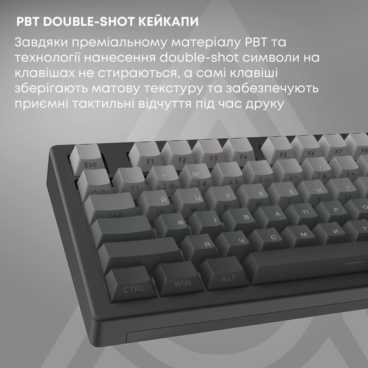 Клавіатура Ajazz AK820 V2 White Peach Switch (AK820-V2-WP-S-BG)