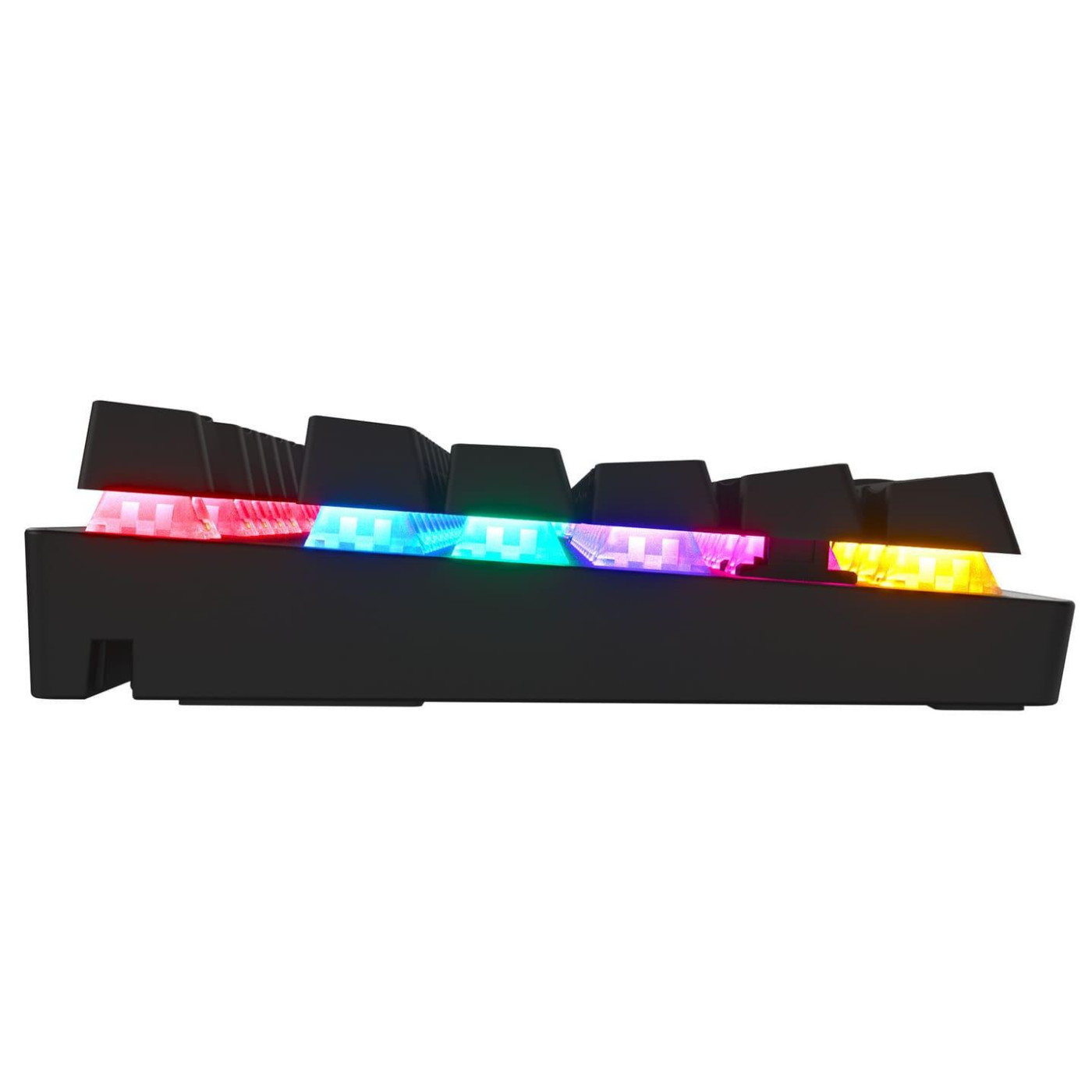 Клавіатура HATOR Starfall Rainbow Origin Red RGB USB Black (HTK-608) U2