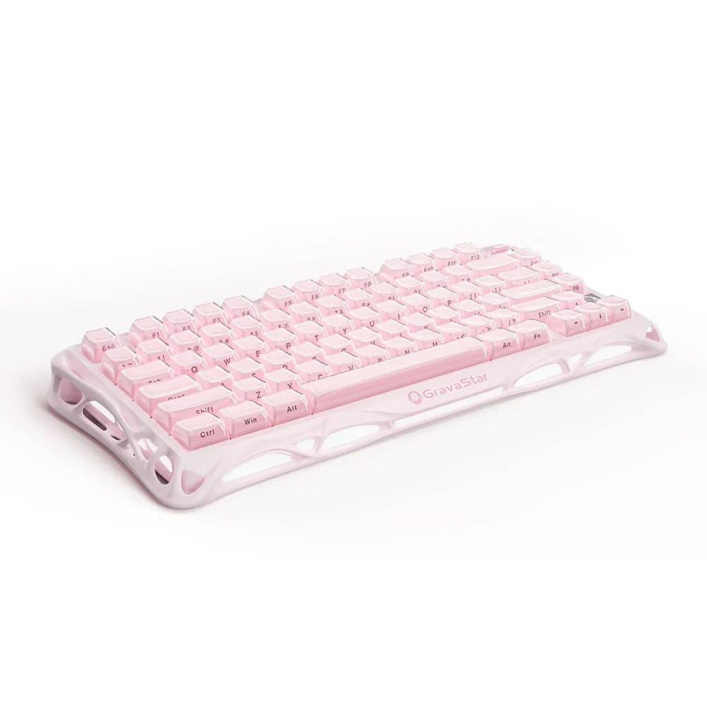 Клавиатура GravaStar Mercury K1 80keys Kailh Cheery Pink EN/UKR Sakura Pink (GS_K1_P_PNK)